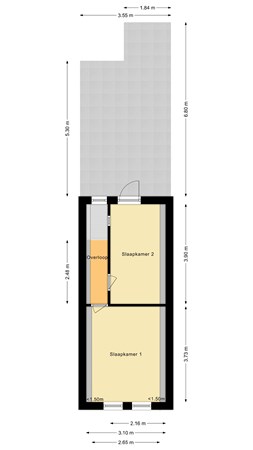 Floorplan - Derde kade 80, 2806 RP Gouda